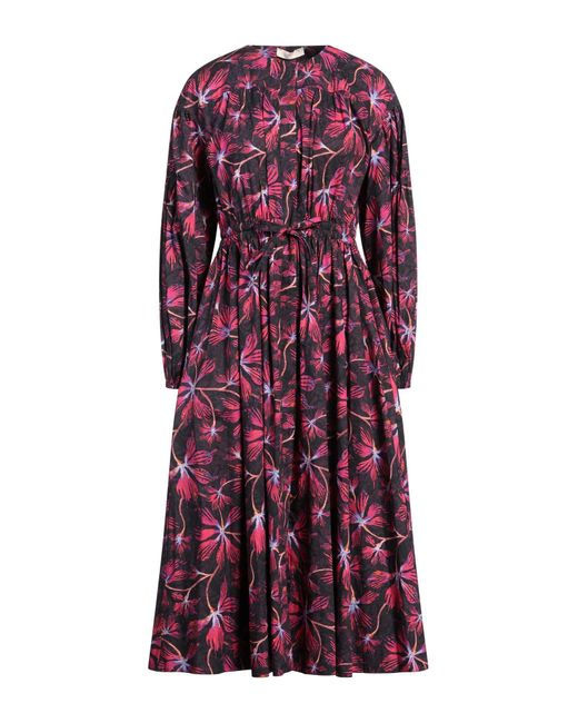 Ulla Johnson Purple Midi Dress