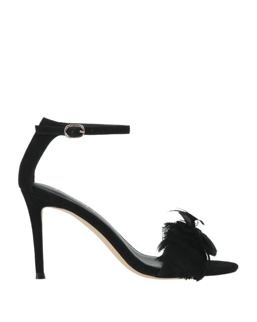 Twinset Black Sandale