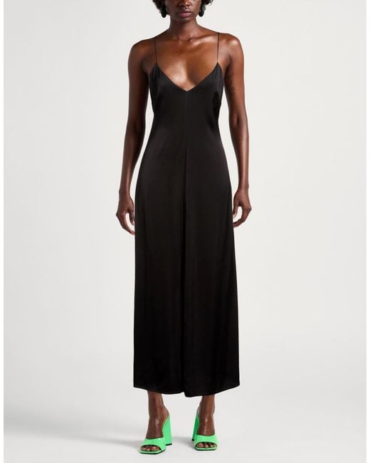Ottod'Ame Black Maxi Dress Viscose