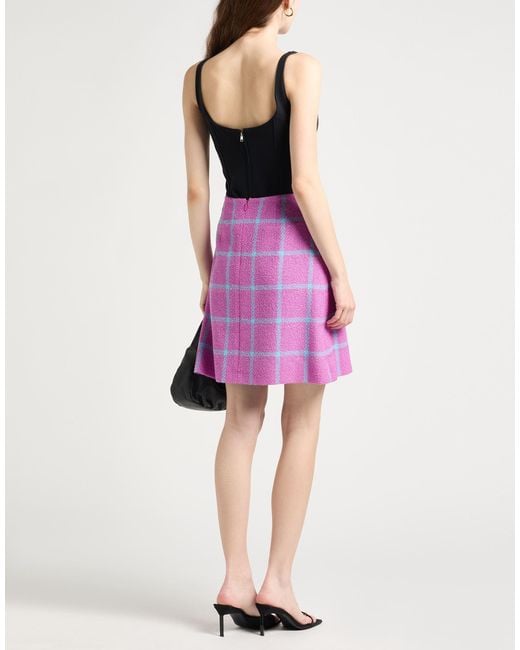 Versace Purple Mini Skirt