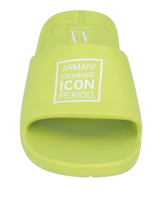 ARMANI EXCHANGE Green Sandals