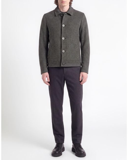 Iceberg Gray Charcoal Jacket Wool, Polyester, Nylon for men