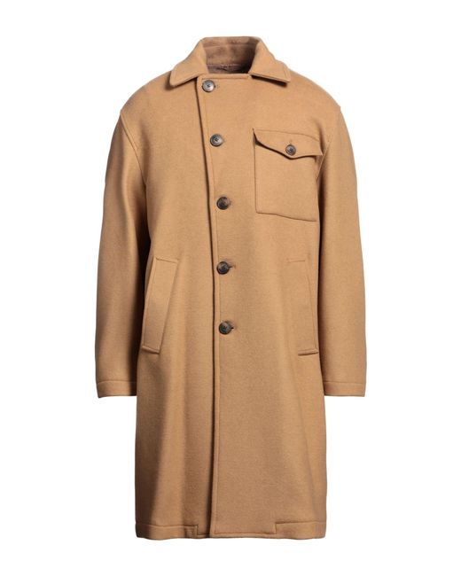 Alpha Studio Natural Coat Wool for men