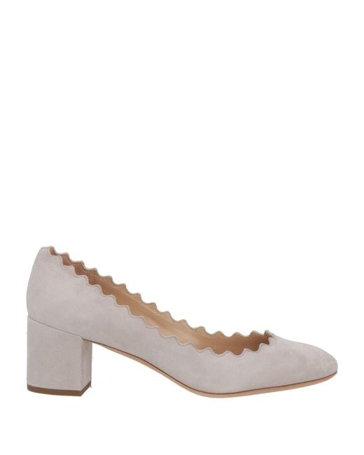 Chloé Gray Pumps Leather