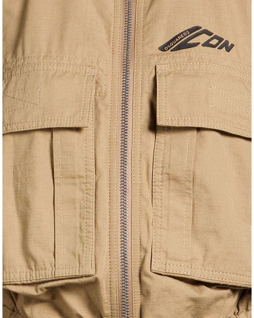 DSquared² Natural Icon Jacket Cotton