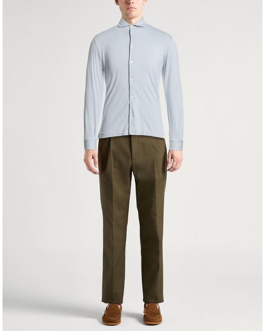 Fedeli Blue Shirt for men