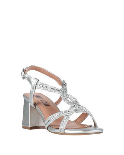 Bibi Lou White Sandals Leather