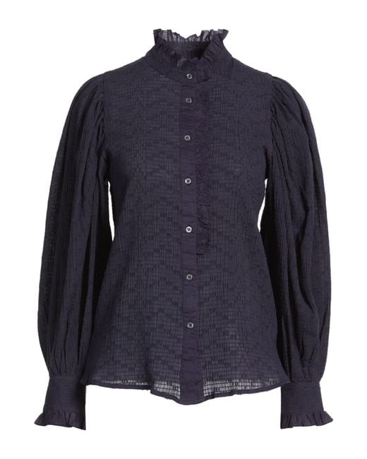 Antik Batik Blue Dark Shirt Cotton