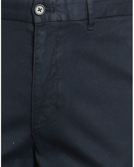 Tommy Hilfiger Blue Pants Cotton, Linen, Elastane for men