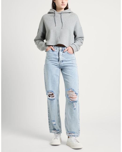 Holzweiler Blue Distressed Organic Cotton Boyfriend Jeans