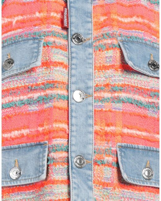 DSquared² Multicolor Denim Outerwear