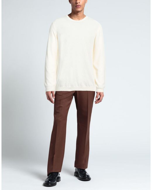 Pullover di Roberto Collina in White da Uomo