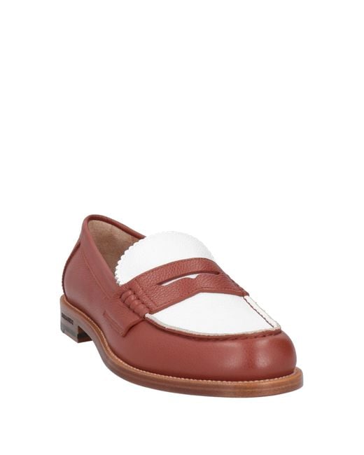 Mocasines DSquared² de hombre de color Red