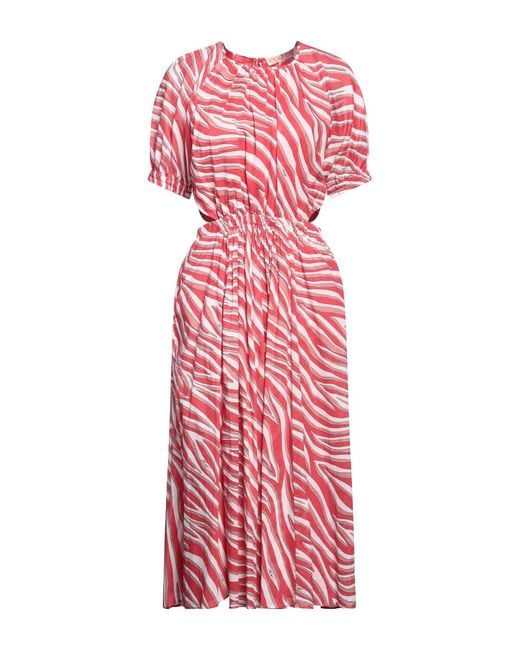 MICHAEL Michael Kors Red Midi-Kleid