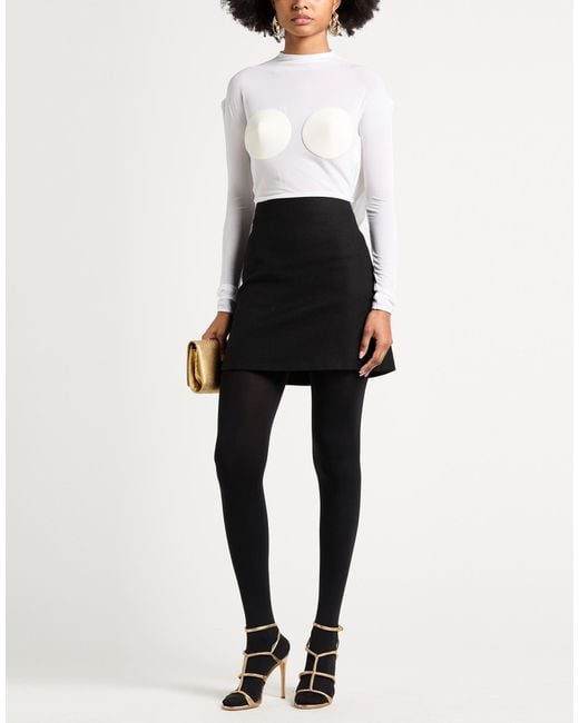 Jean Paul Gaultier White Top Viscose, Elastane