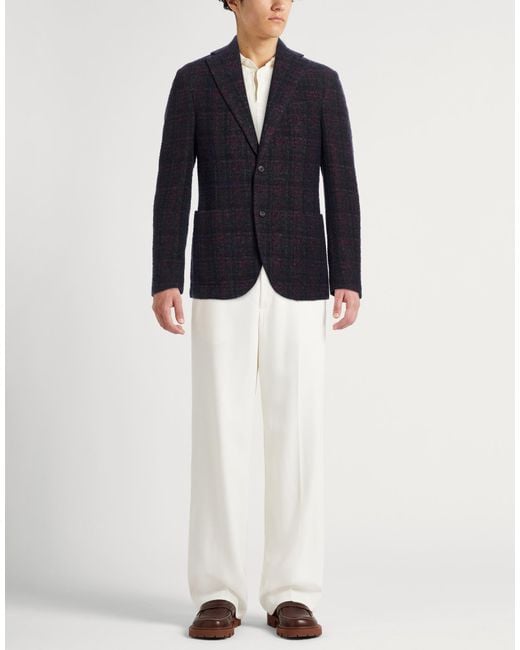 The Gigi Blue Blazer Wool, Polyamide, Cotton for men