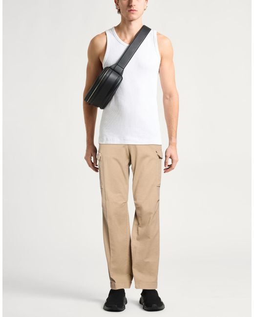 Berwich Natural Camel Pants Cotton, Elastane for men