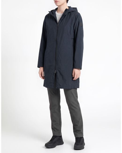 Jack Wolfskin Blue Midnight Overcoat & Trench Coat Polyamide