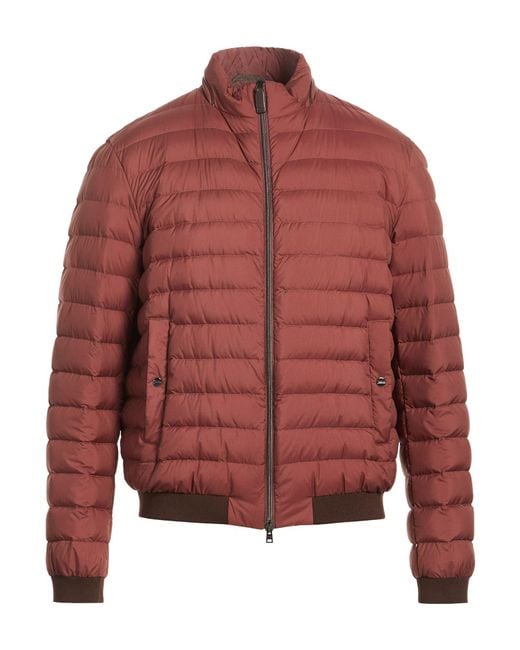 Herno Red Puffers for men