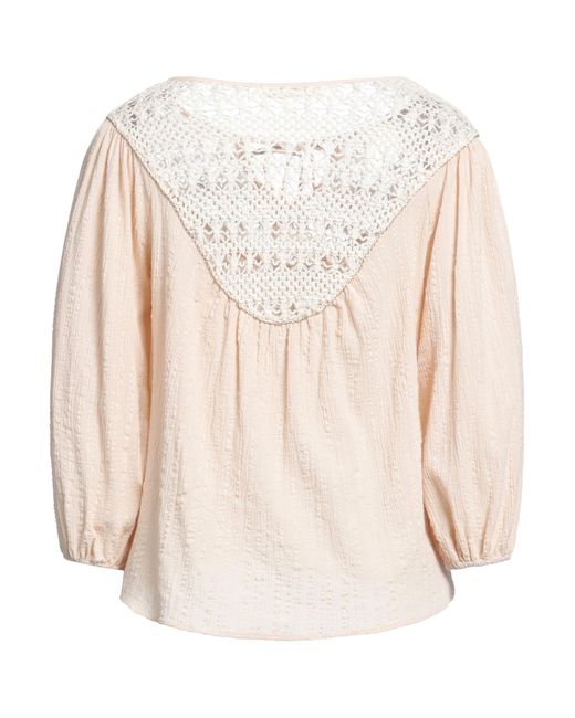 MEISÏE Blouse in Natural | Lyst