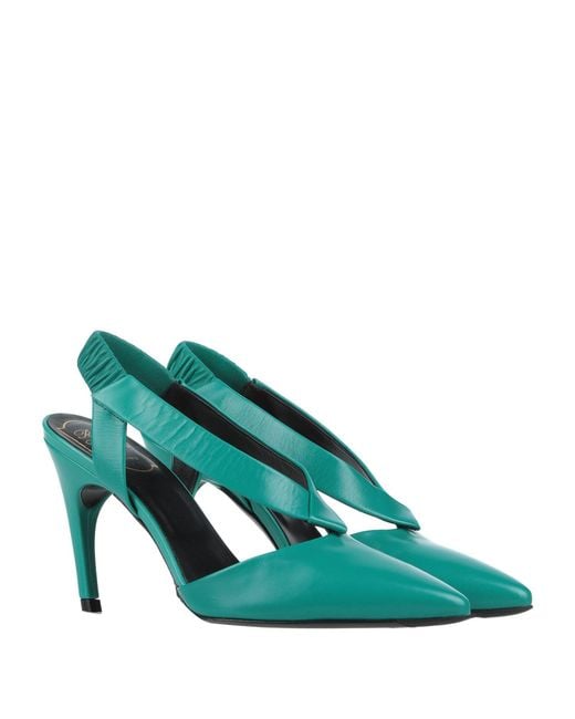 Roger Vivier Green Pumps