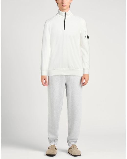 C P Company White Sweatshirt Cotton for men