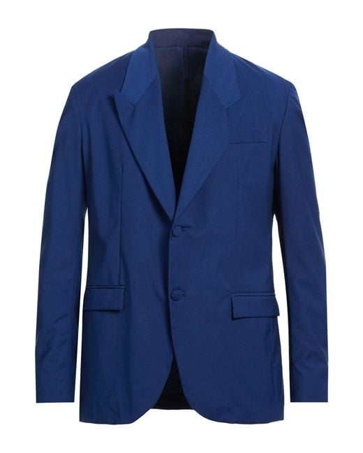 MARSĒM Blue Blazer Polyester, Viscose, Elastane for men