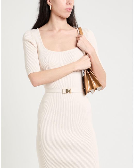 Elisabetta Franchi Natural Midi-Kleid