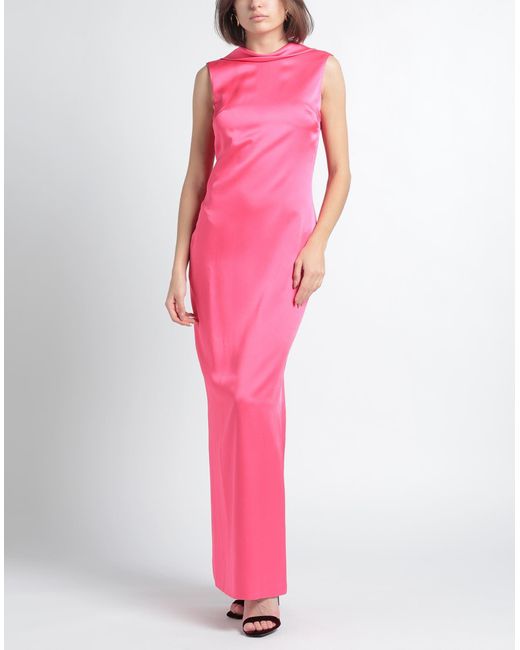 Vestido largo Versace de color Pink