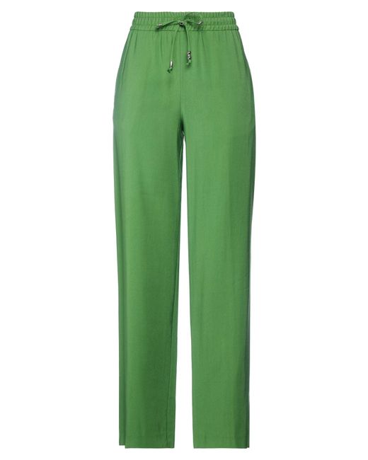Dondup Green Pants Viscose, Polyester