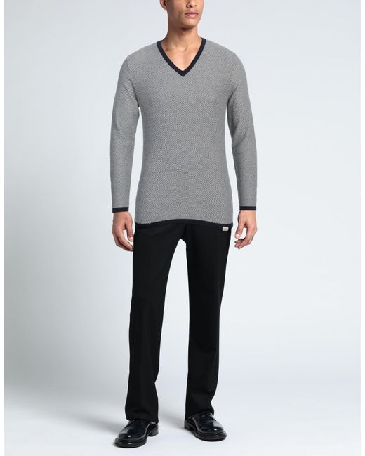 Brooksfield Gray Jumper for men