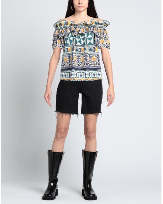 LaDoubleJ Blue Top Cotton