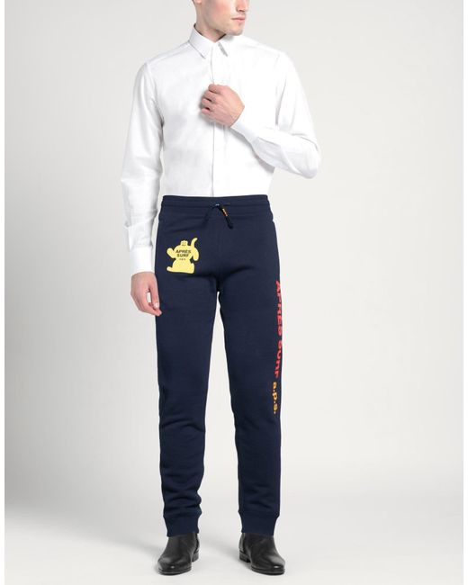 APRÈS SURF Blue Midnight Pants Cotton, Polyester for men