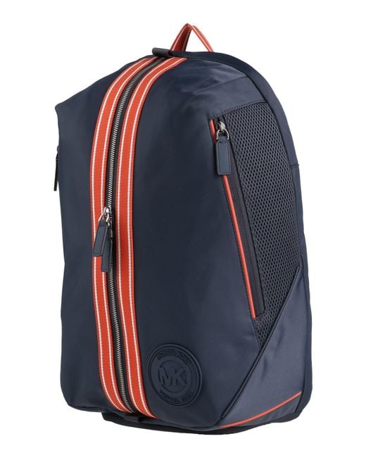 Michael Kors Blue Backpack Textile Fibers for men