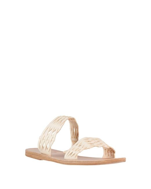 Ancient Greek Sandals White Sandals