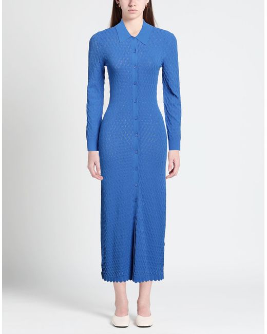 Maje Blue Midi Dress