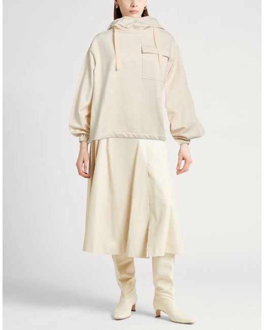 Jil Sander Natural Sweatshirt Cotton