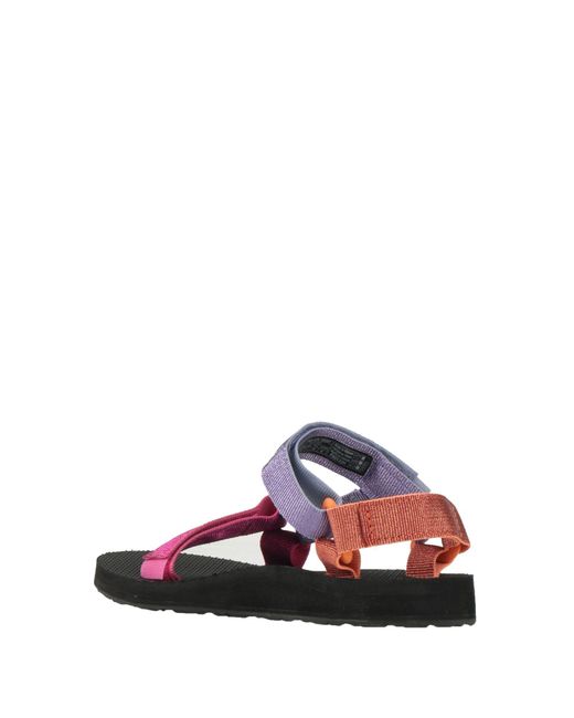 Teva White Sandals Textile Fibers