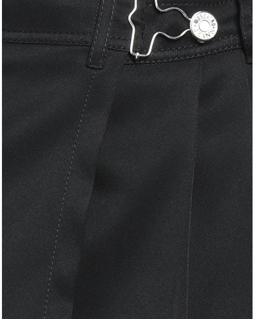 Moschino Jeans Black Shorts & Bermuda Shorts Acetate, Silk
