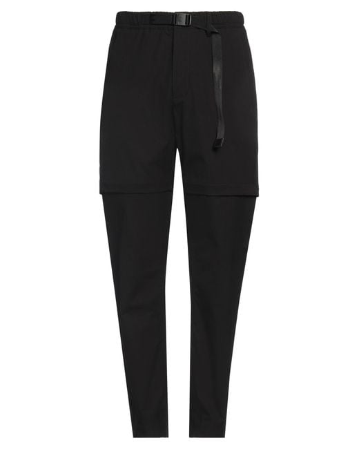 Dunhill Black Pants Cotton, Elastane for men