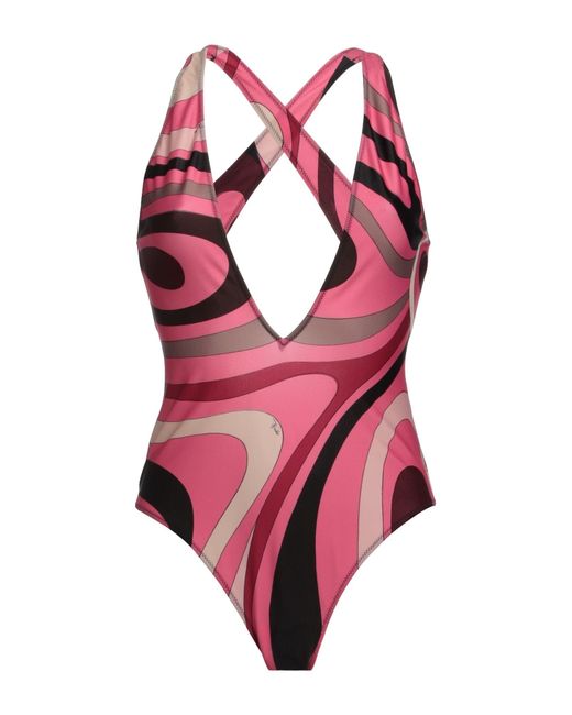 Emilio Pucci Pink One-piece Swimsuit