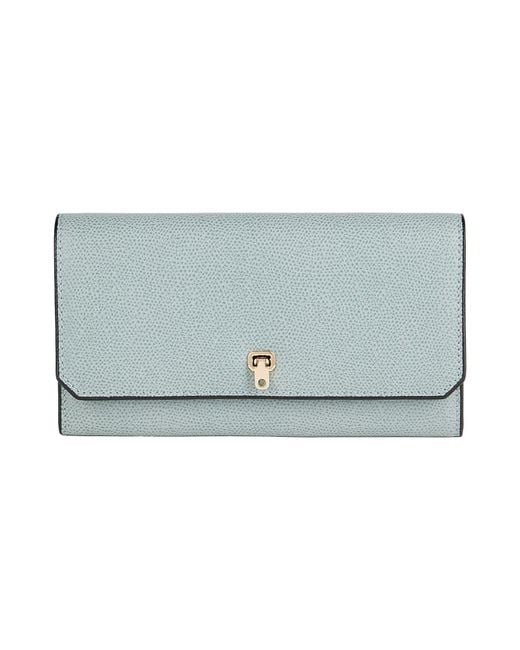 Valextra Blue Wallet