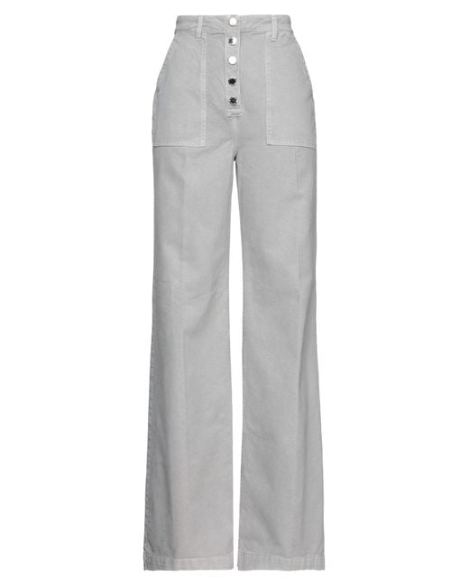 Elisabetta Franchi Gray Jeans