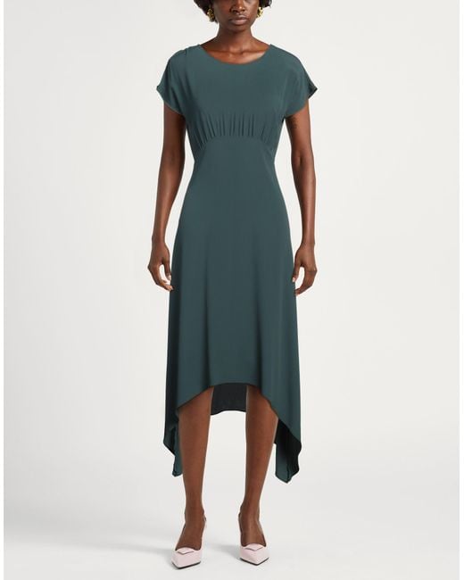 Grifoni Green Midi-Kleid