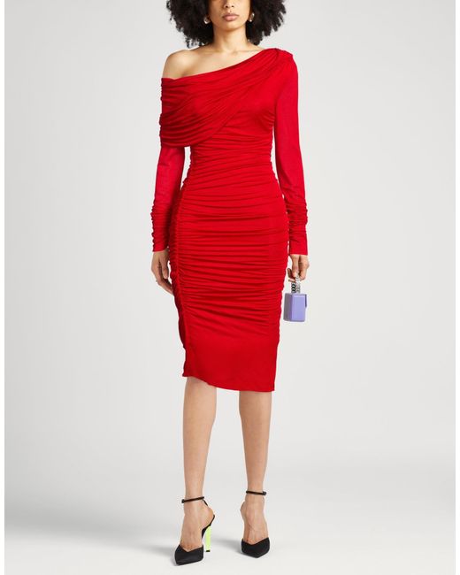 Blumarine Red Midi Dresses