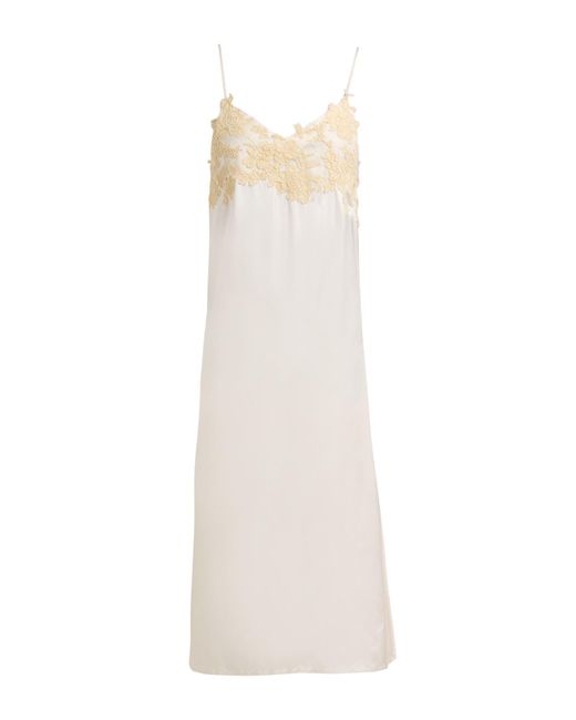 Robe midi Plan C en coloris White