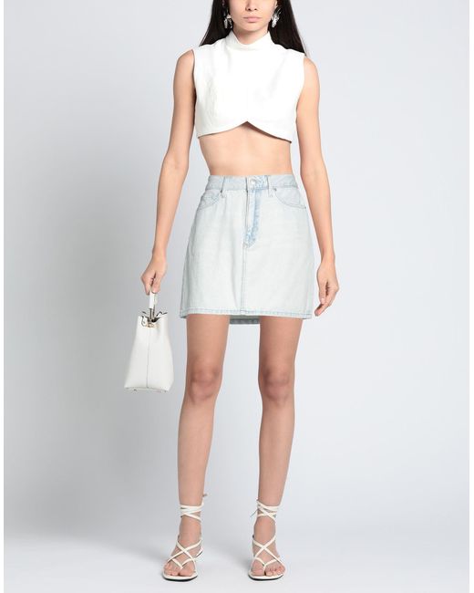 Calvin Klein Blue Denim Skirt