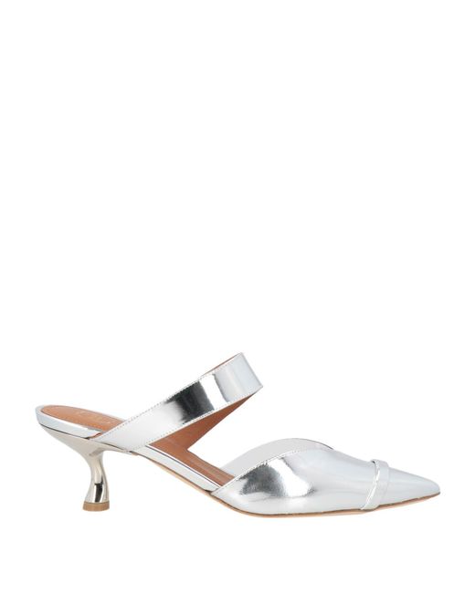 Malone Souliers White Mules & Clogs