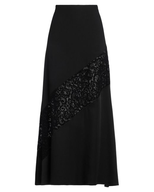 Moschino Black Couture Maxi Skirt Acetate, Viscose