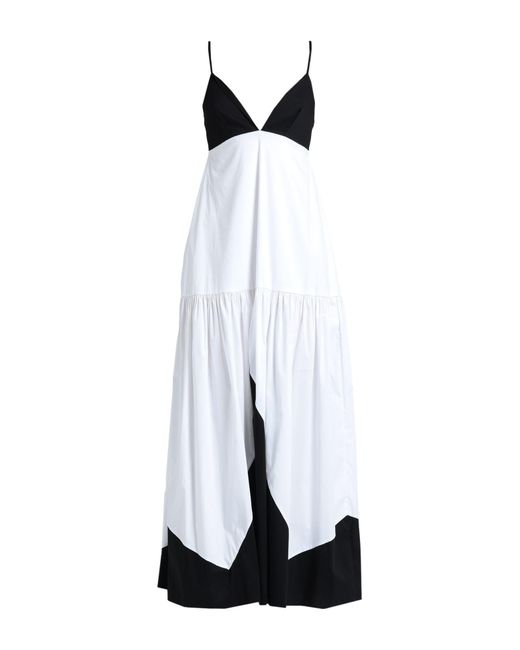 Vestido largo Jijil de color White